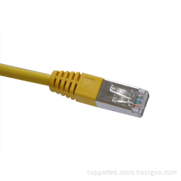 FTP Cat. 6 Patch Cord Plain Molded Yellow Color